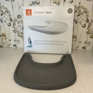Stokke tray for Trip Trapp chair in storm grey